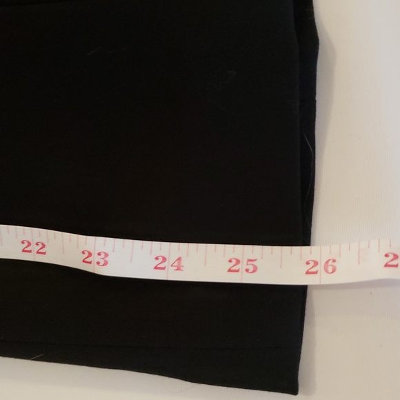 White House Black Market black skirt 26 length back zipper - Picture 4 of 6